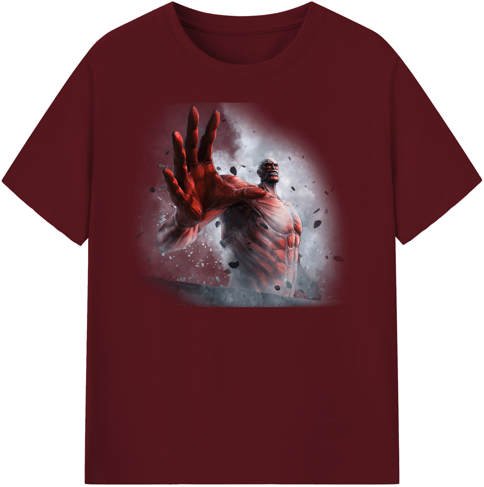 （画像用） 進撃の巨人 Attack on Titan 綿100％半袖Tシャツ（フロントプリント）